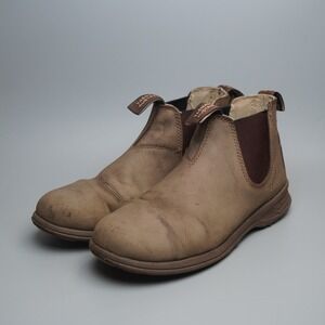 Blundstone Chelsea Boots Brown Leather Mens AUS 5.5 US Womens 8.5